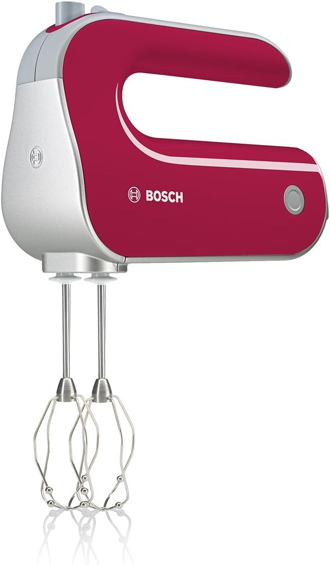 Bosch Handrührer Styline MFQ40304, 2 Rührbesen, 2 Edelstahl-Knethaken, spülmaschinengeeignet, 5 Stuf