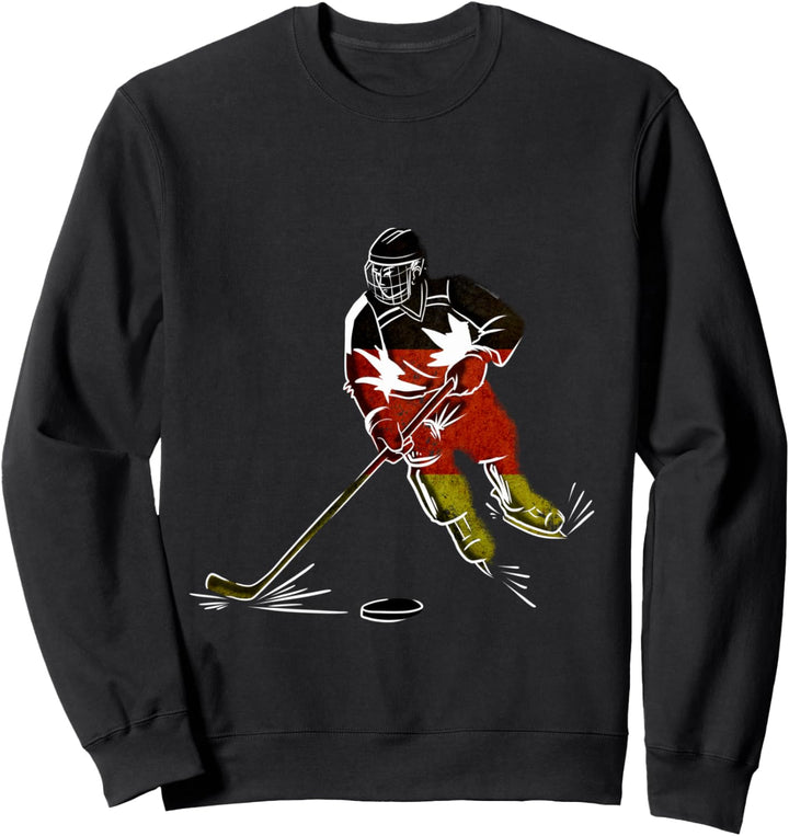 Eishockey Spieler Deutschland deutscher Eishockeyspieler Sweatshirt