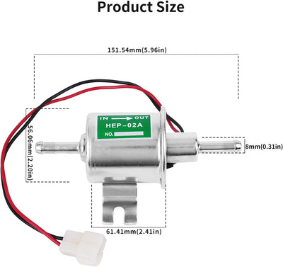 12V Kraftstoffpumpe Elektrisch Dieselpumpe HEP-02A Niederdruck Öl Diesel Benzinpumpe Transfer Pump U