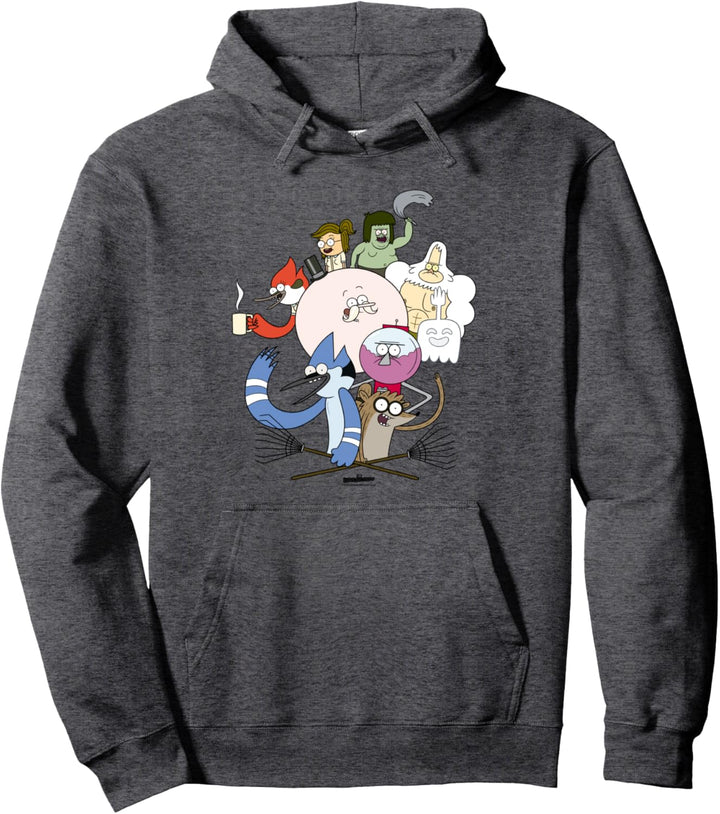 Regular Show Regular Cast Pullover Hoodie