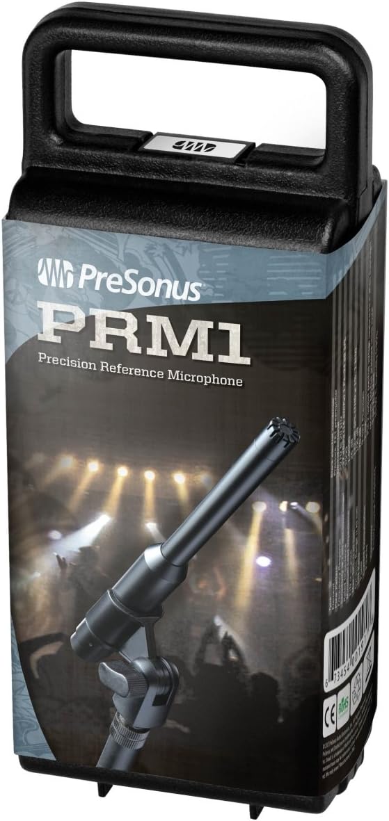 PreSonus PRM1 Präzision Messung Referenzmikrofon, Matte black Referenz/RTA, Referenz/RTA