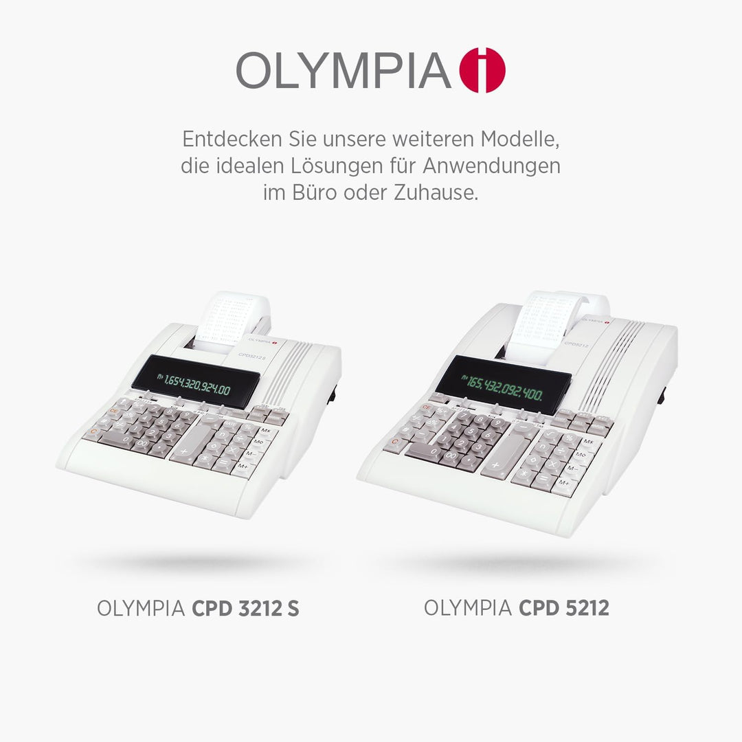 OLYMPIA Tischrechner CPD 512 Single, Single