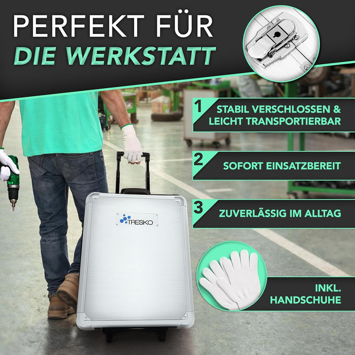 TRESKO® Werkzeugkoffer 949 teilig | Werkzeugkasten | Werkzeugkiste | Werkzeugtasche | Werkzeug Set |