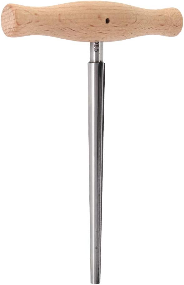 Drfeify Geigenreibahle, 1:30 Reibahle Konus mit Holzgriff Reparatur Gitarrenbauer Werkzeug Geeignet