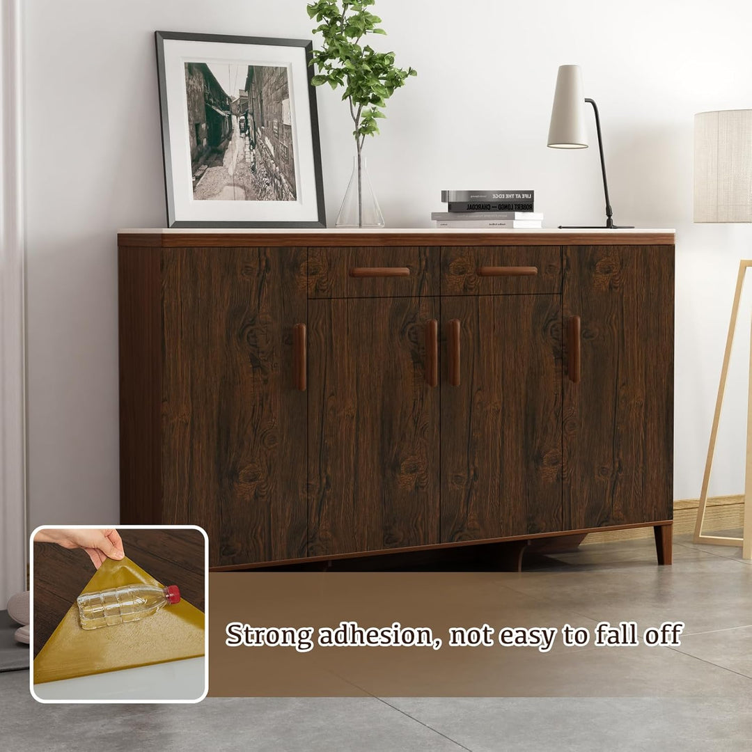 Abyssaly Klebefolie Möbel Holzoptik Vintage Möbelfolie Selbstklebend 90cm x 300cm Dekoration Folie f