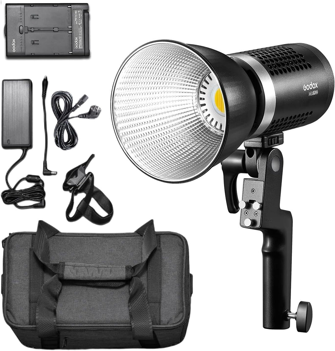 GODOX ML60Bi LED Studio Fotografie Licht 60W Dual Farbtemperatur 2800-6500K CRI96 TLCI97 Einstellbar