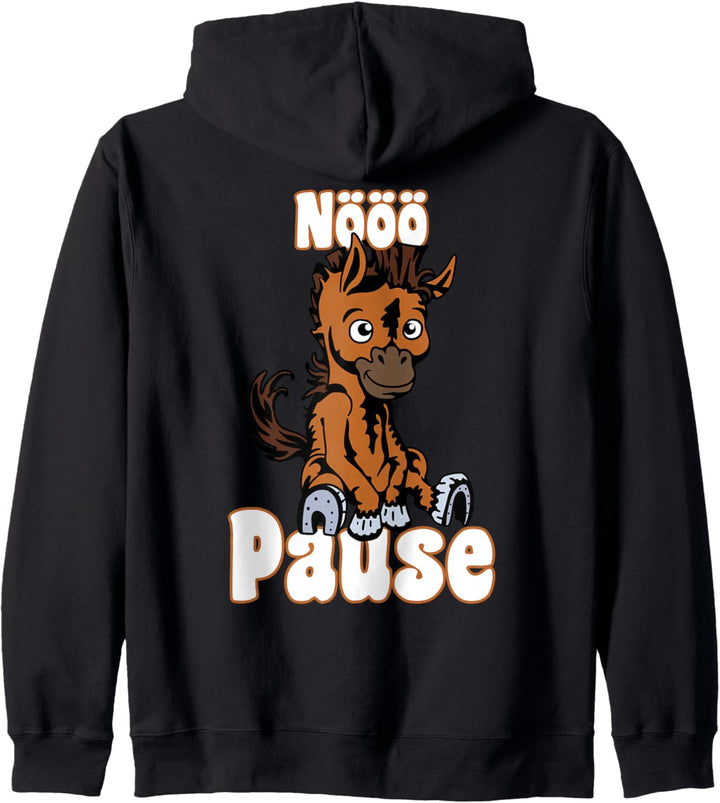 Reiterjacke - Pausenjacke NÖÖÖ für Pferdefreunde Kapuzenjacke