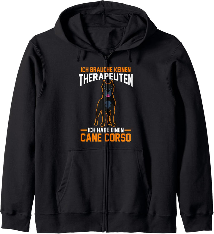 Therapie Cane Corso Kapuzenjacke