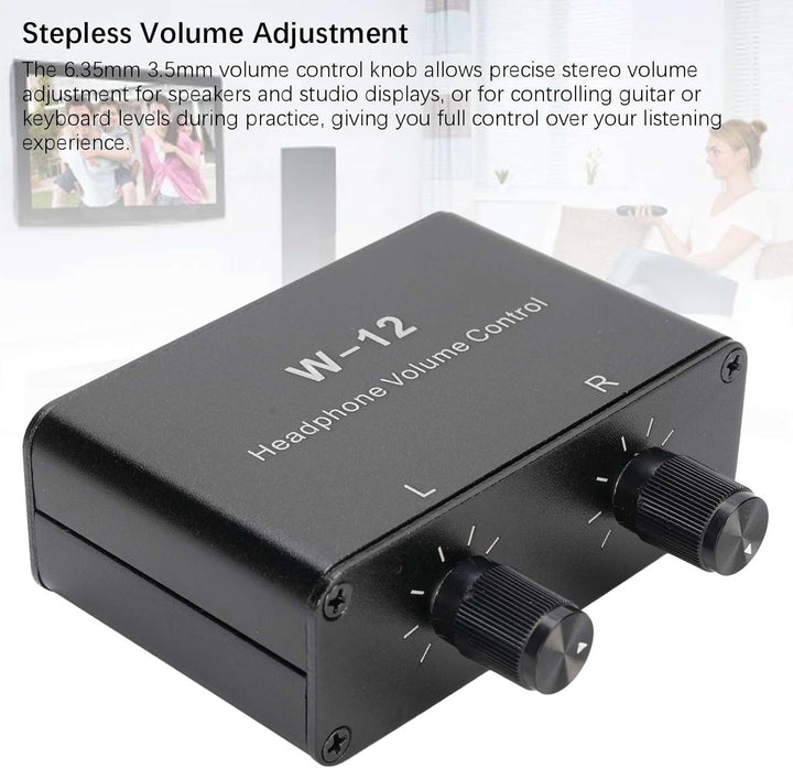 Srliya Kopfhörer Volume 3,5mm 6,35mm Stereo Volume Controller 1/4 Zoll 1/8 Zoll Inline Volume Contro