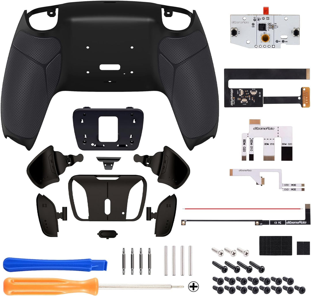 eXtremeRate Programmierbar RISE4 Remap Kit für ps5 Controller BDM-010/020,Real Metal Buttons(RMB) Re
