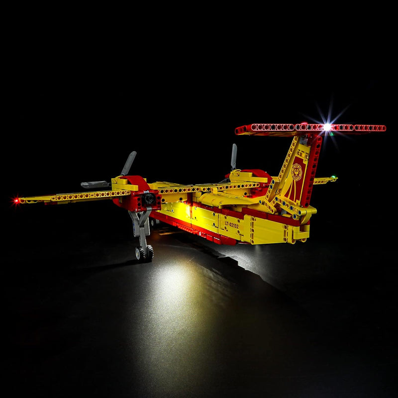 BRIKSMAX 42152 Led Licht für Lego Löschflugzeug - Compatible with Lego Technic Bausteinen Modell - O