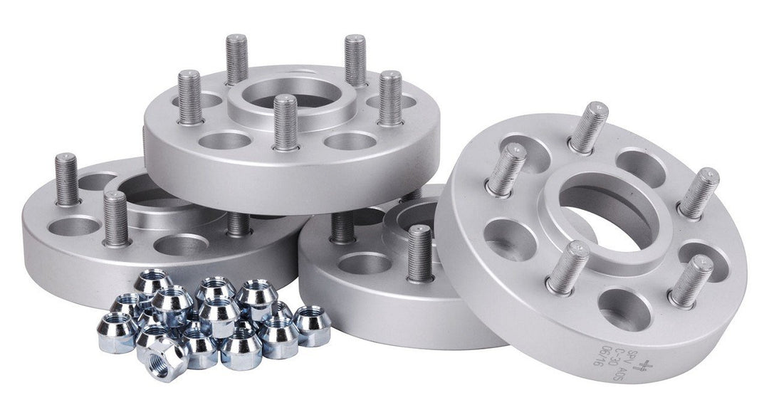 Hofmann Spurverbreiterung Aluminium 4 Stück (23 mm pro Scheibe / 46 mm pro Achse) inkl. TÜV-Teilegut