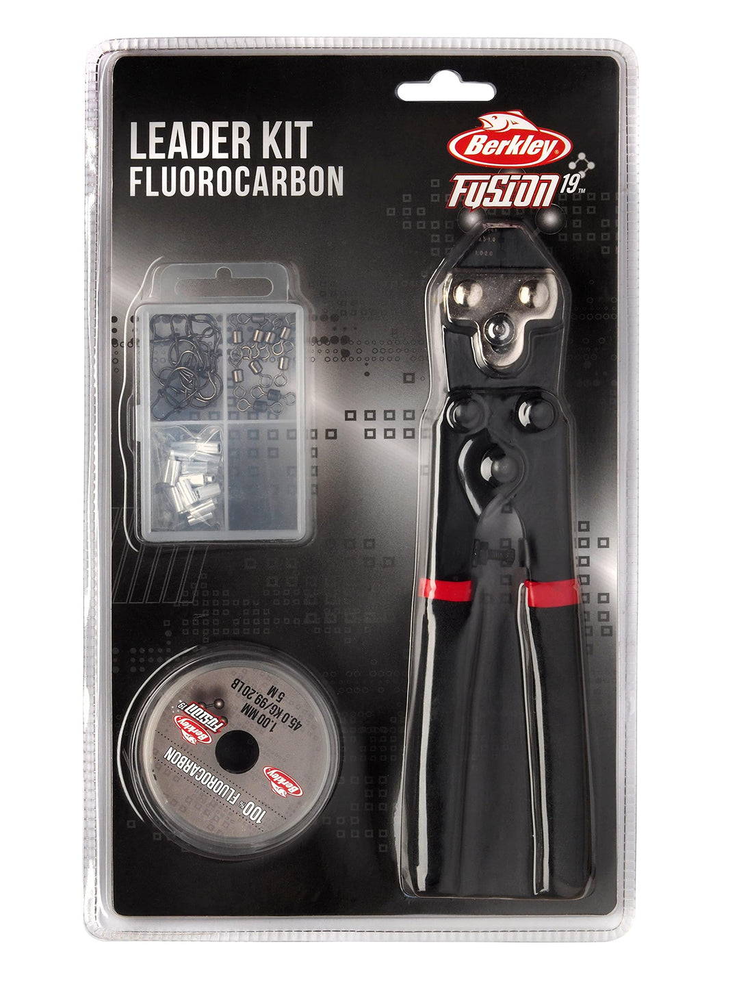 Berkley Fusion19 Raubfischangeln Leader Kit – Hecht-, Zander-, Barschangeln Fluorocarbon, Fluorocarb