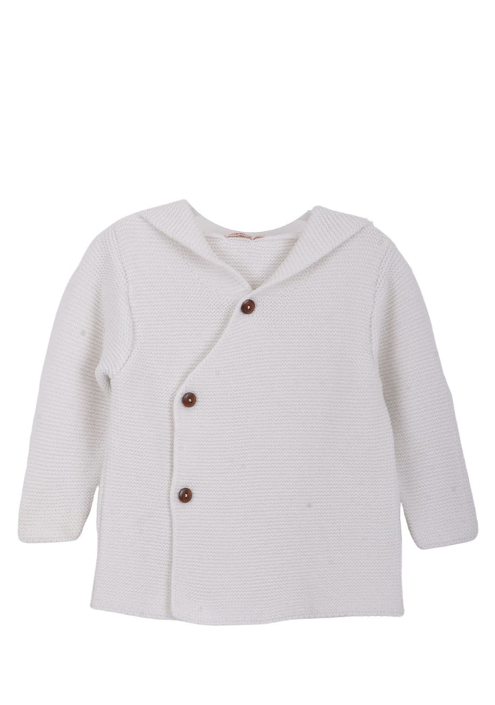 Minora Baby Strickjacke mit Kapuzenpullover für Jungen und Mädchen - Hoodie Sweatshirt - Unisex Card