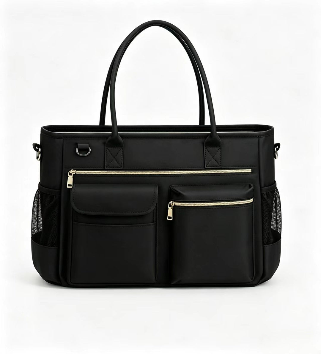 Lehrer Tasche Damen Handtasche 15,6 Zoll Laptop Tasche Arbeitstasche schwarze Krankenschwester Handt