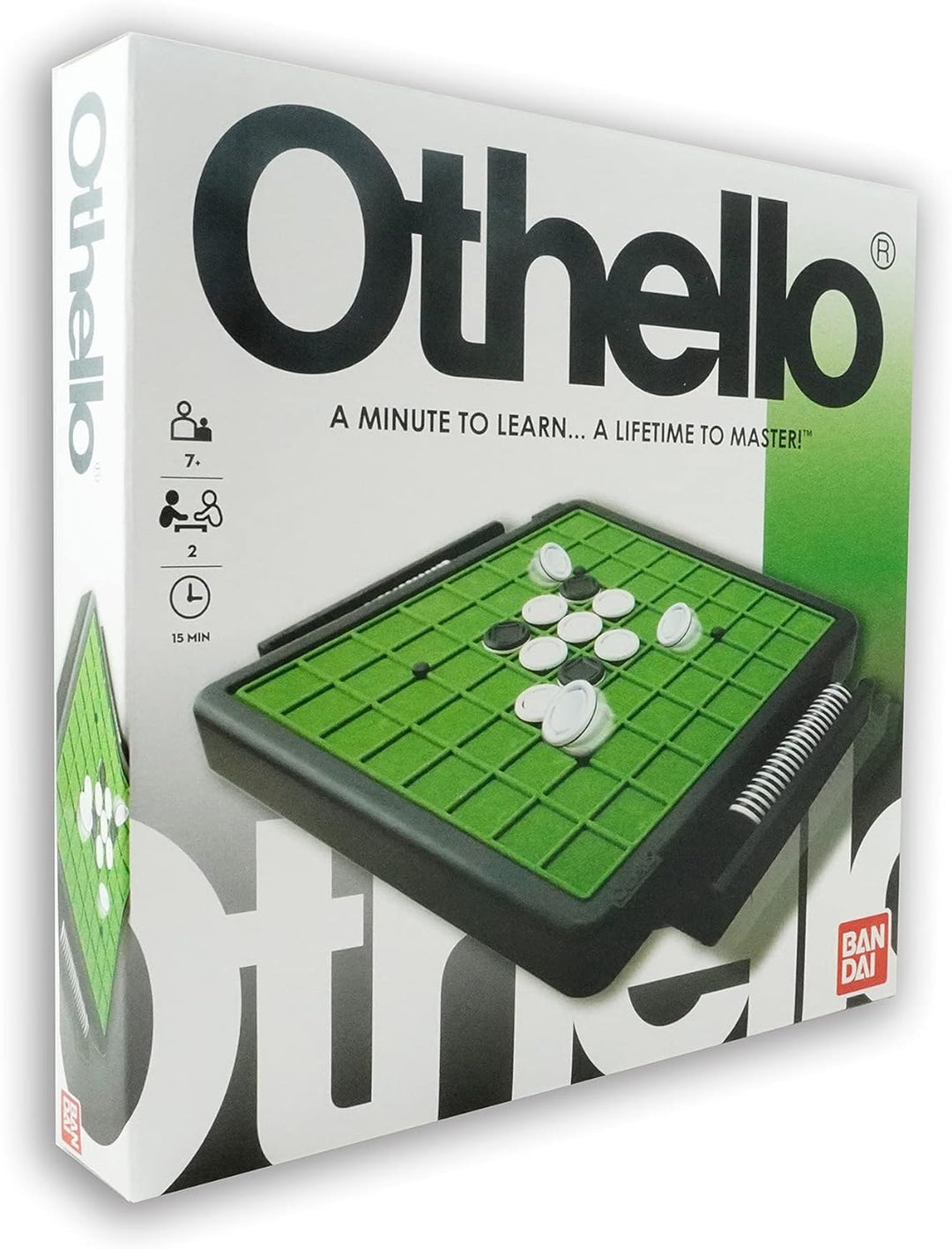 Bandai Spass & Denkspiele – Othello – Gesellschaftsspiel – Strategiespiel – Spieleklassiker - 2 Spie