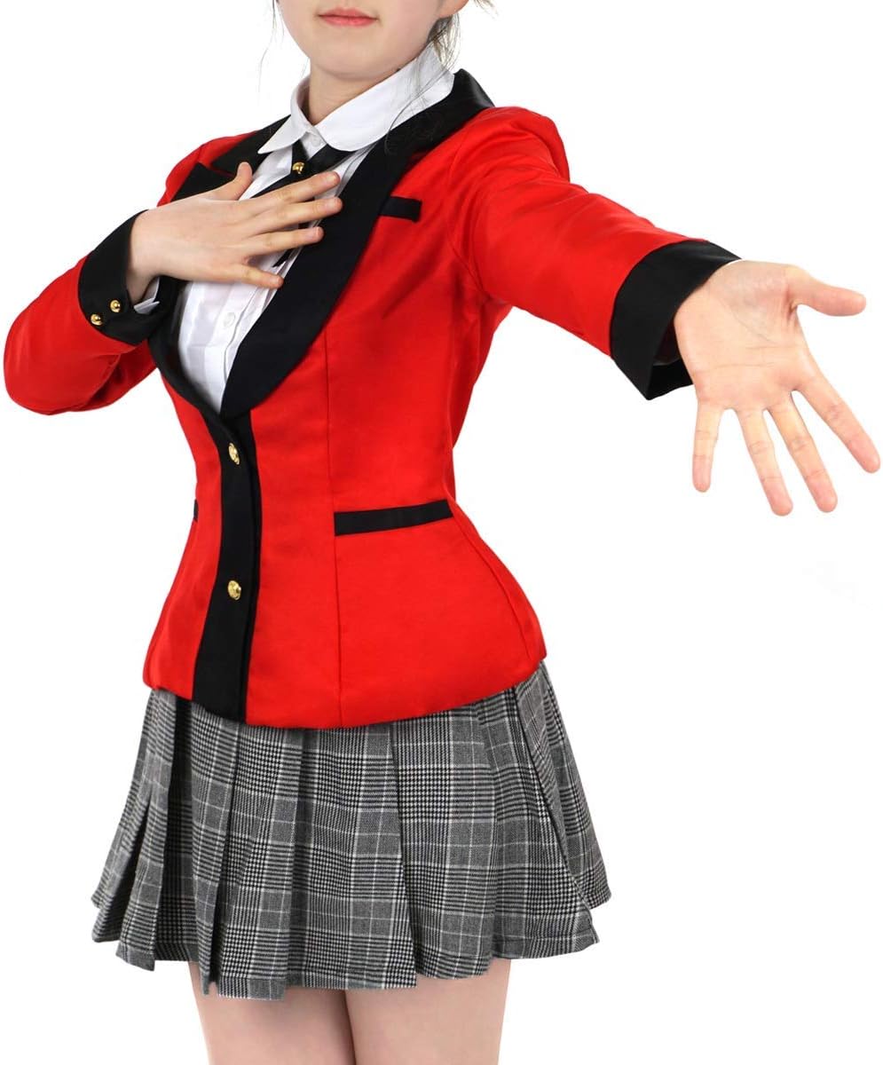 CoolChange Hyakkaou Schuluniform von Yumeko Jabami | Cosplay Kostüm für Kakegurui Fans | Grössen: S