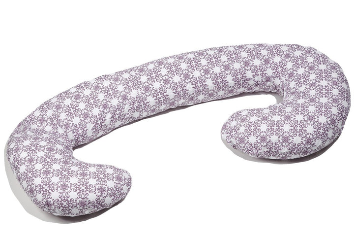 100002 Still- und Lagerungskissen Blumen, lila, Lila