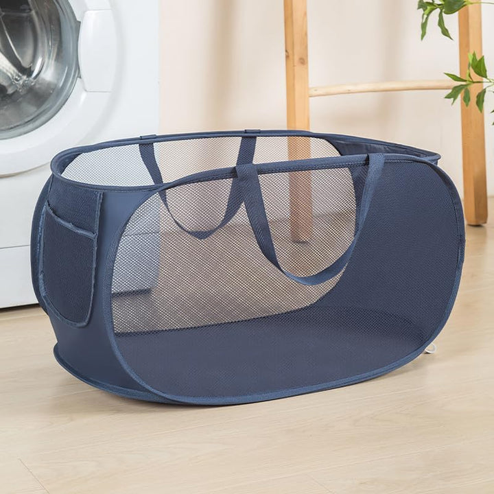 Pop Up Wäschekorb Faltbarer Wäschekorb 2 Stk(36 * 36 * 58 Cm) Wäschetonne Wäschekorb klappbar mit Gr