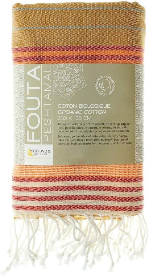 Fouta 7 Farben Baumwolle Bio Limonengrün (Sunny Lime)