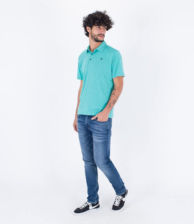 Hurley Herren Ace Vista Polo S/S Tshirt S Fidschi, S Fidschi