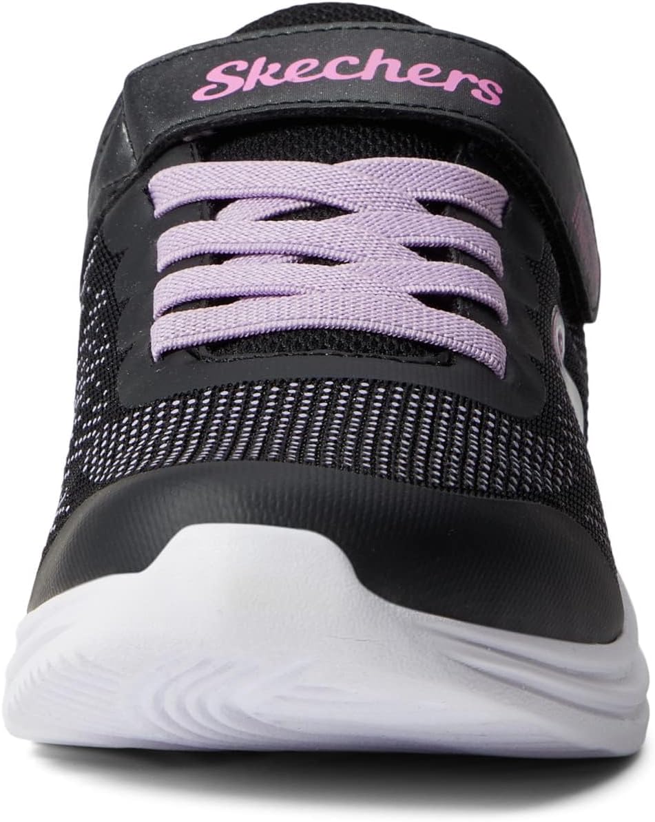 Skechers Dreamy Dancer Radiant Rogue Sneaker 28 EU Black Lavender Mesh Multi Trim, 28 EU Black Laven