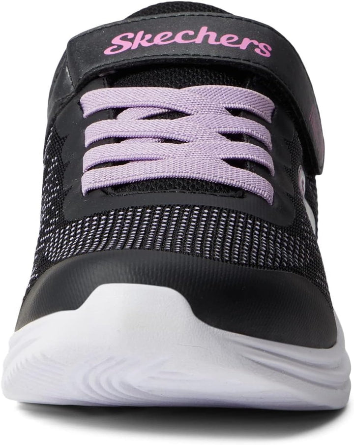 Skechers Dreamy Dancer Radiant Rogue Sneaker 28 EU Black Lavender Mesh Multi Trim, 28 EU Black Laven