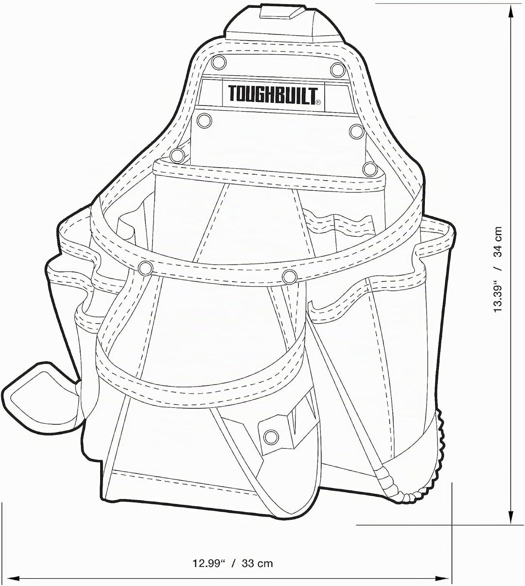 ToughBuilt TOU-CT-01 Tasche für Handwerker