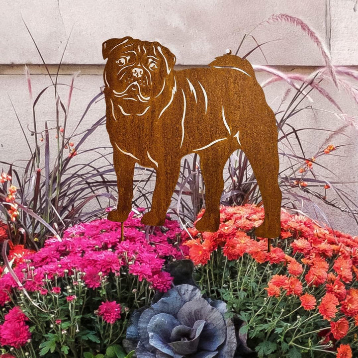 Terma Stahldesign Edelrost Hund Verschiedene Rassen, Handmade Germany, tolle gartendeko aus Rost-Met