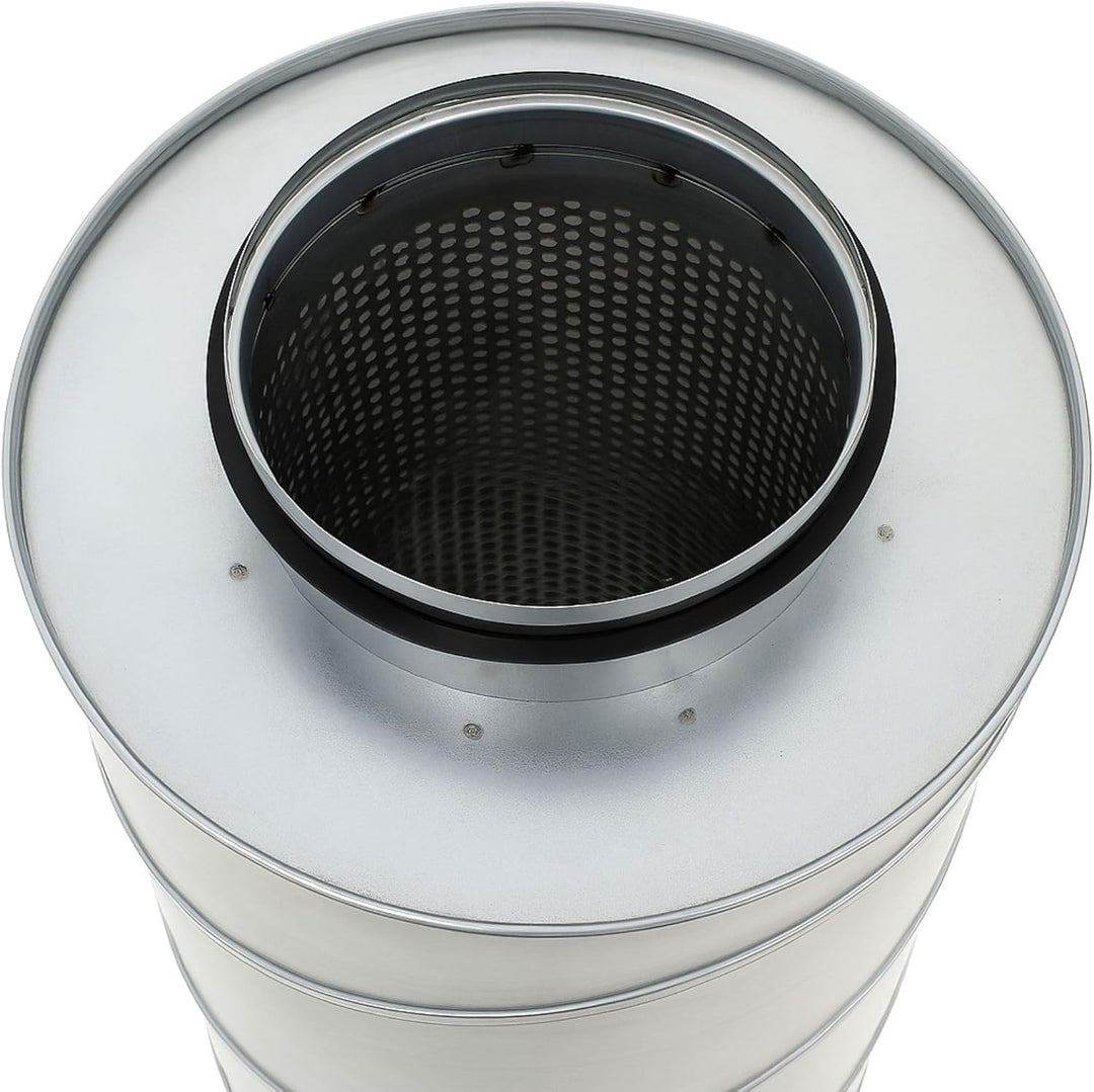 Weedness Vents Schalldämpfer 125 mm / 60 cm - Rohrlüfter Abluftschlauch Isoliert Grow Indoor Anbau K