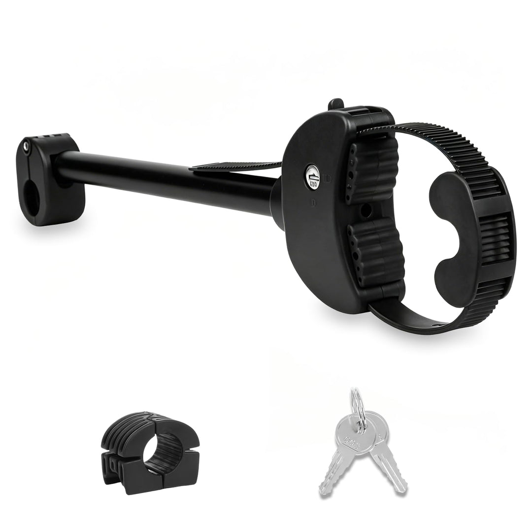 TEOV 1 Stück Rahmenhalter für Fahrradträger Länge 38CM, Verstellbarer Strap-Rahmenhalter für E-Bike