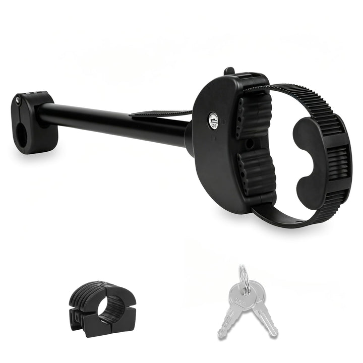 TEOV 1 Stück Rahmenhalter für Fahrradträger Länge 38CM, Verstellbarer Strap-Rahmenhalter für E-Bike