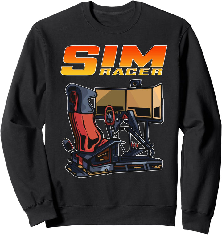 Sim Racer Sim Rennspiele Fahrsimulator Gamer Sweatshirt