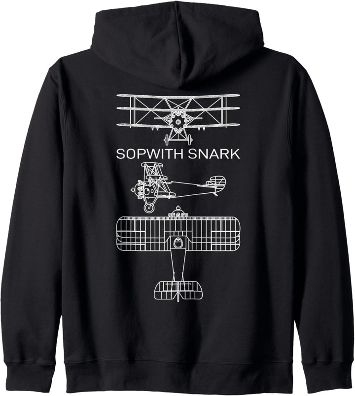 Sopwith Snark WW1 Seltener britischer Prototyp Triplane Kapuzenjacke