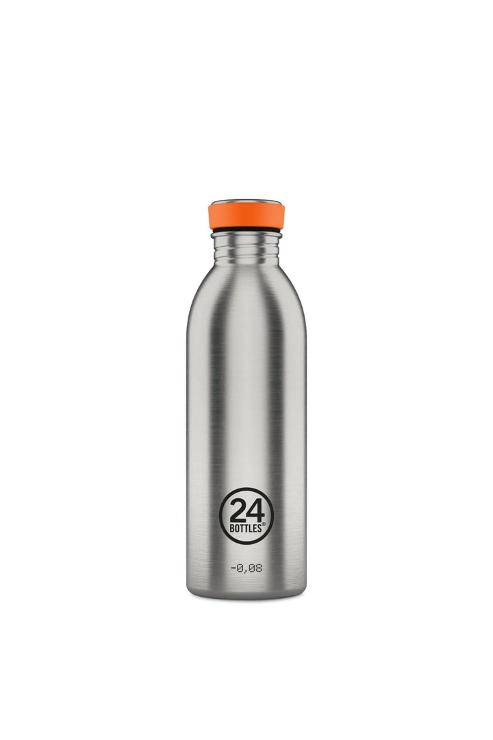 24BOTTLES Urban - Trinkflasche Brushed Steel 500 ml, Brushed Steel 500 ml