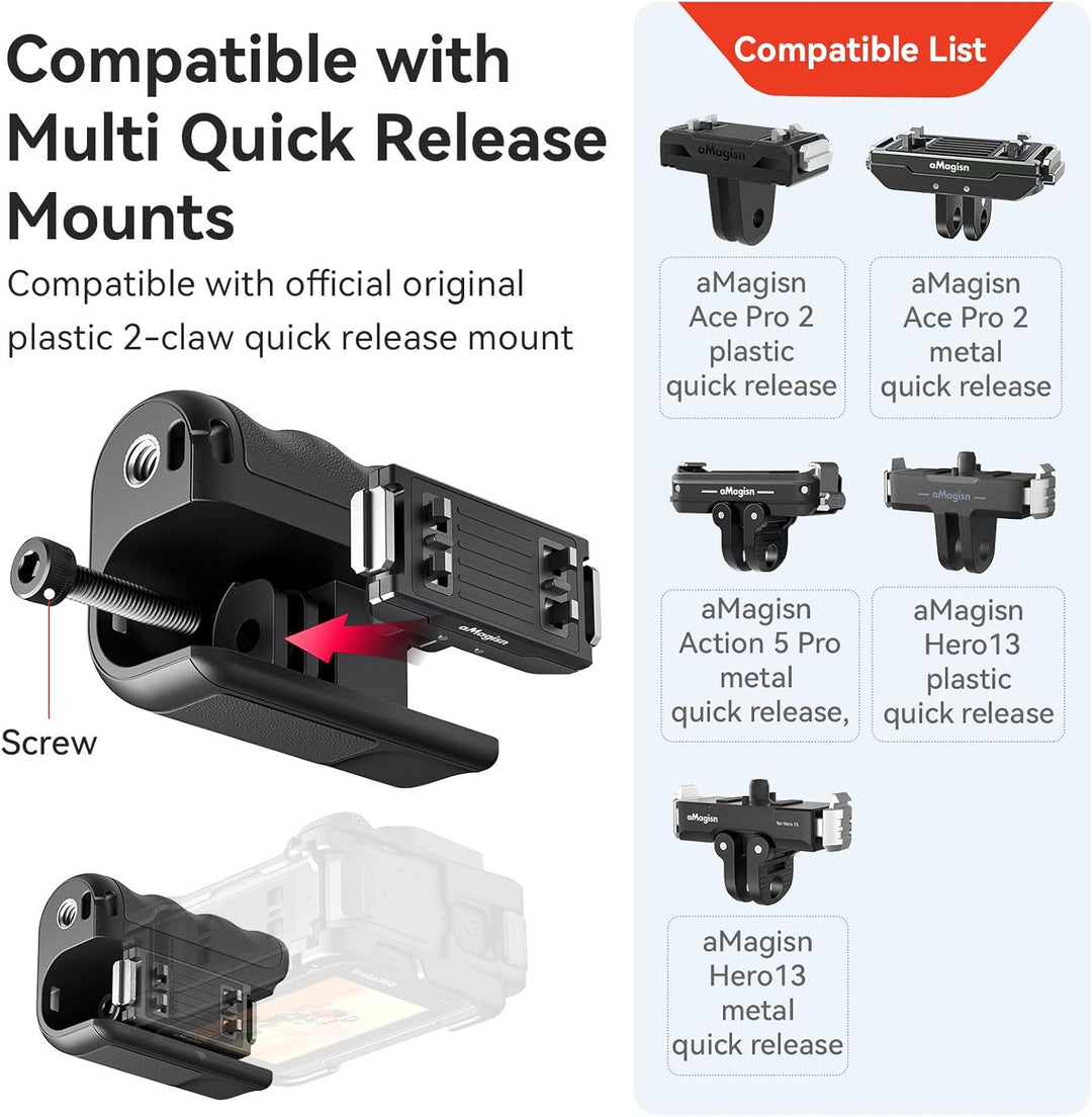 Xplorer Grip Kit für GoPro/DJI/Insta360 Action Kamera, Fotografieren Handgriff Handle Zubehör für Go