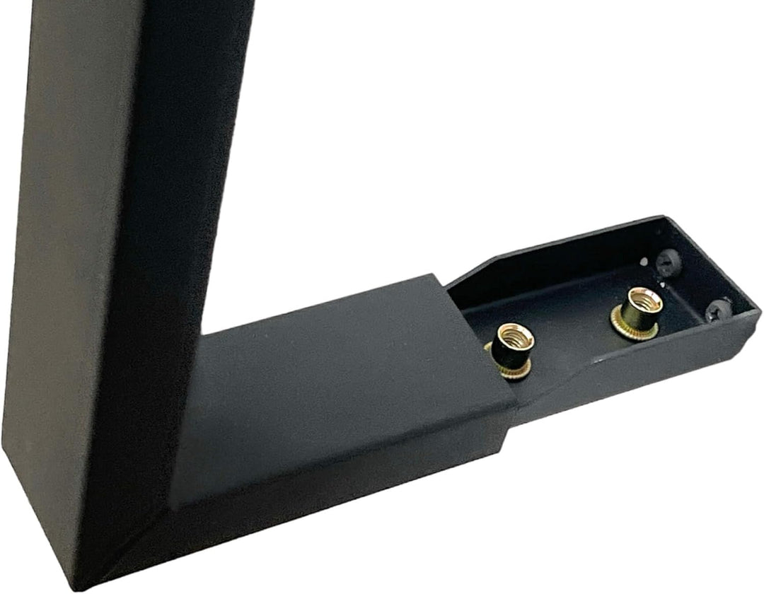 DanDiBo Handtuchhalter Metall Schwarz Wand Handtuchhaken 96499 Schmal Handtuchleiste Hakenleiste Mod