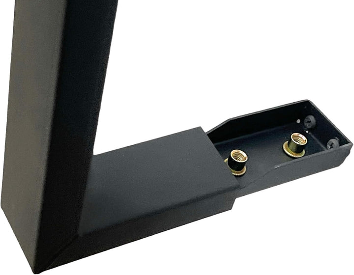 DanDiBo Handtuchhalter Metall Schwarz Wand Handtuchhaken 96499 Schmal Handtuchleiste Hakenleiste Mod