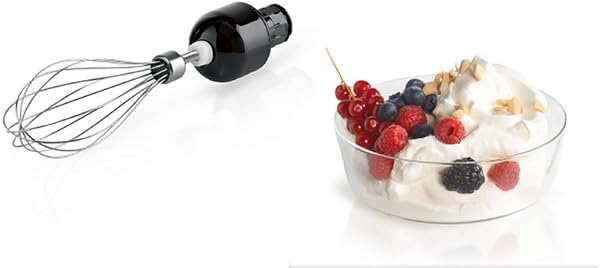 Bosch Stabmixer ErgoMixx Style MS6CM6155, Mixfuss, Pürierstab, Mix- und Messbecher, Schneebesen, 4-K