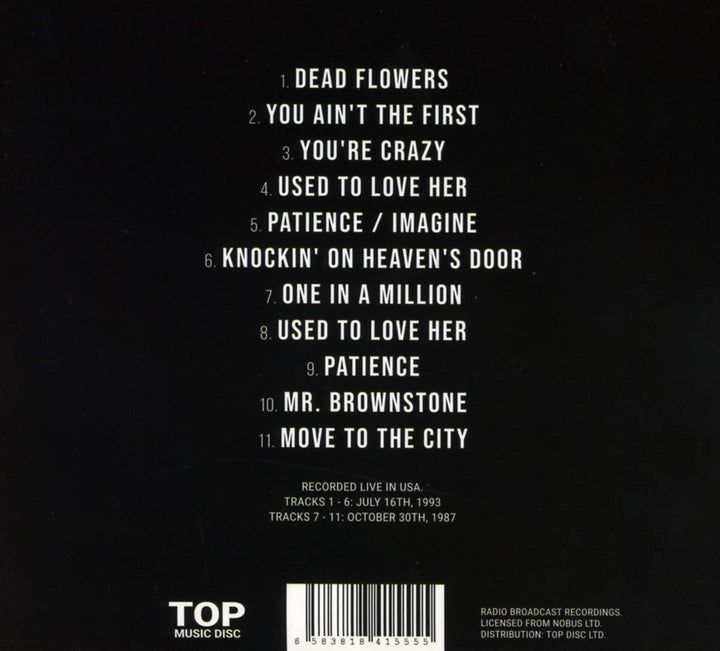 Unplugged/1987 & 1993, Audio-CD