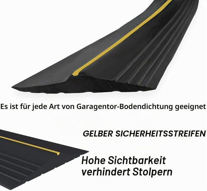 Garagentor Dichtung 4.8M universeller Garagentor Schwellendichtung Wetterfest Garagentor bodenabdich