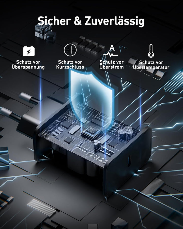 60W/65W USB C Ladegerät Schnellladekabel für Samsung Galaxy S26 Ultra S25 S24 S23 S22 FE 5G A56, Not