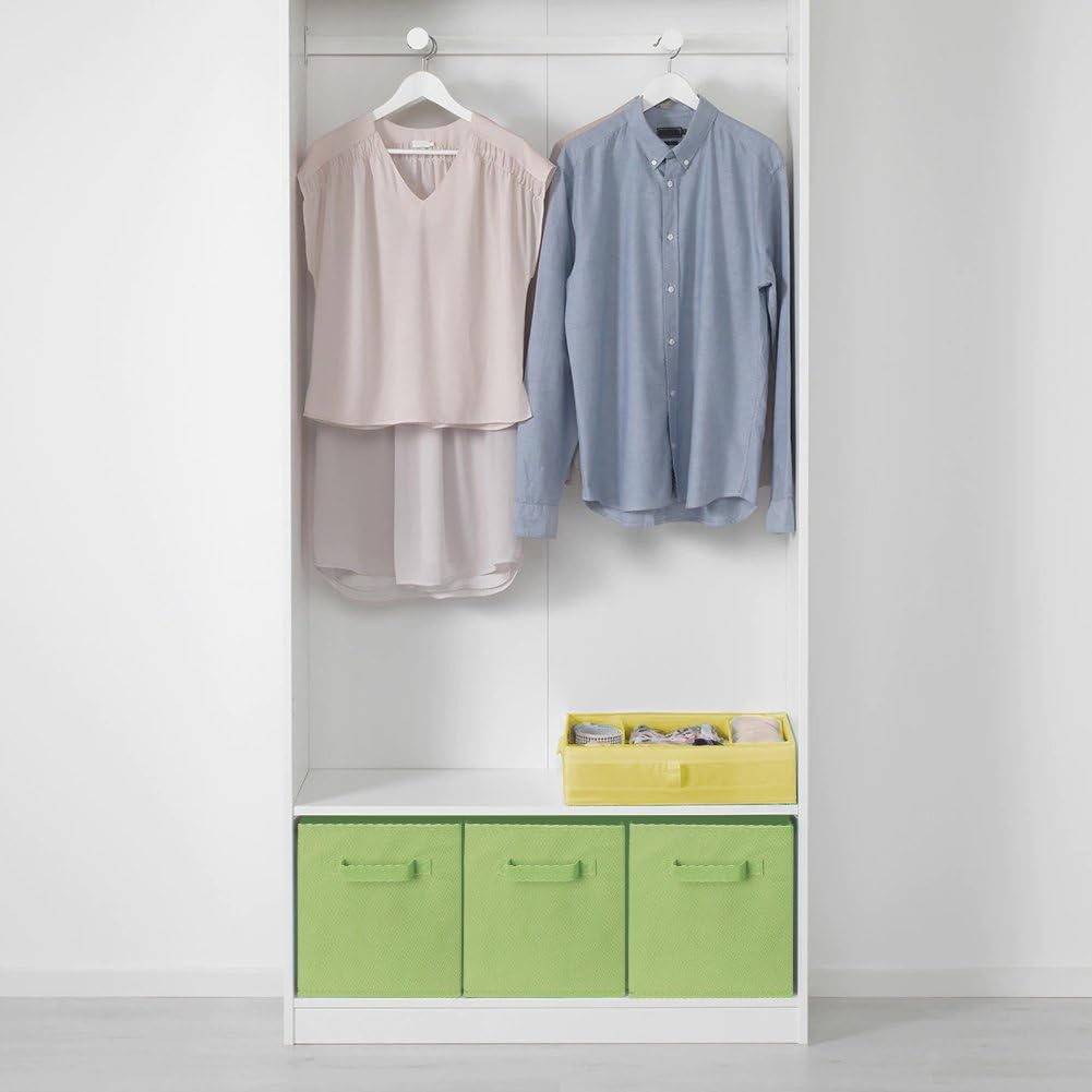 PowerKing Aufbewahrungsbox Organizer, 6 Stück faltbar Aufbewahrungswürfel Aufbewahrung Box aus Stoff