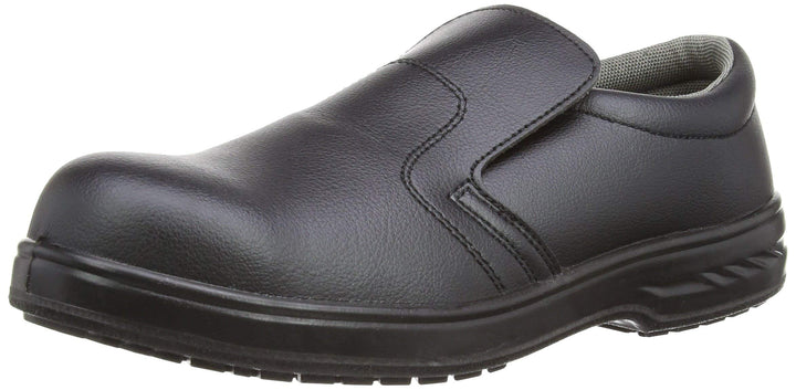 Portwest Steelite Sicherheitsslipper S2, Grösse: 41, Farbe: Schwarz, FW81BKR41 41 EU Schwarz, 41 EU