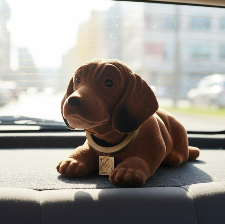 Rakso Oskar Schneider GmbH & Co. KG Wackeldackel 32 cm Wackelkopfhund Dackel Hund Figur Made in Germ