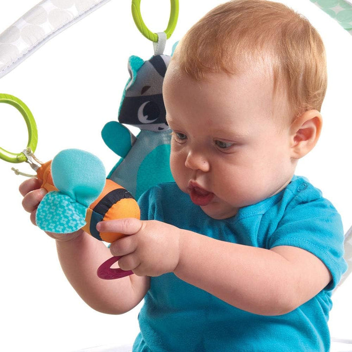 Tiny Love Dynamic Gymini, Spieldecke Baby, 0+ Monate, Spielmatte Baby, Spieldecke mit Spielbogen, Kr