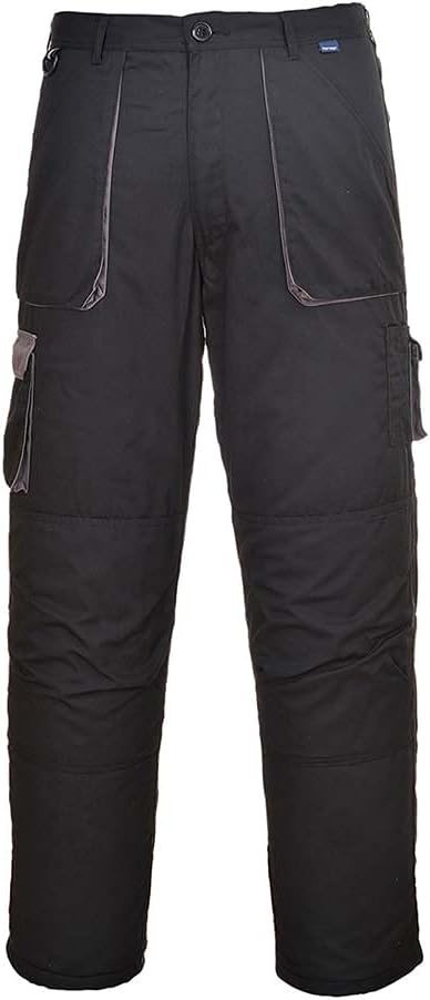 Portwest Portwest Texo Kontrast-Hose, Grösse: M, Farbe: Schwarz, TX11BKRM M / 31" Regular Schwarz/Gr