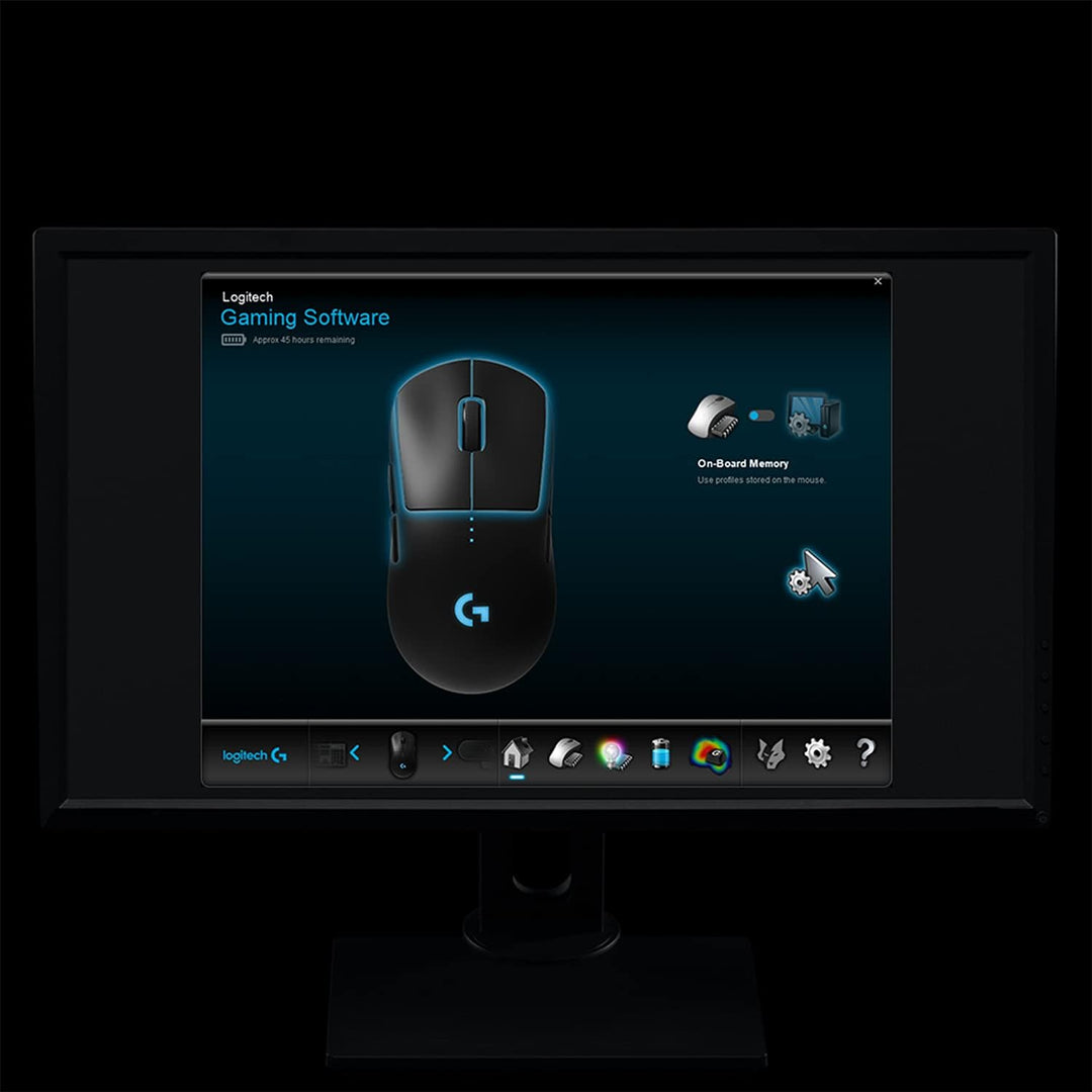 Logitech G PRO Wireless Gaming-Maus mit HERO 25K DPI Sensor, RGB-Beleuchtung, 4-8 programmierbare Ta