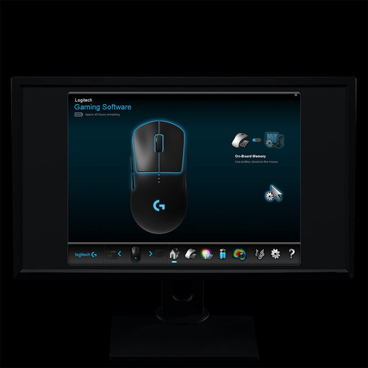 Logitech G PRO Wireless Gaming-Maus mit HERO 25K DPI Sensor, RGB-Beleuchtung, 4-8 programmierbare Ta