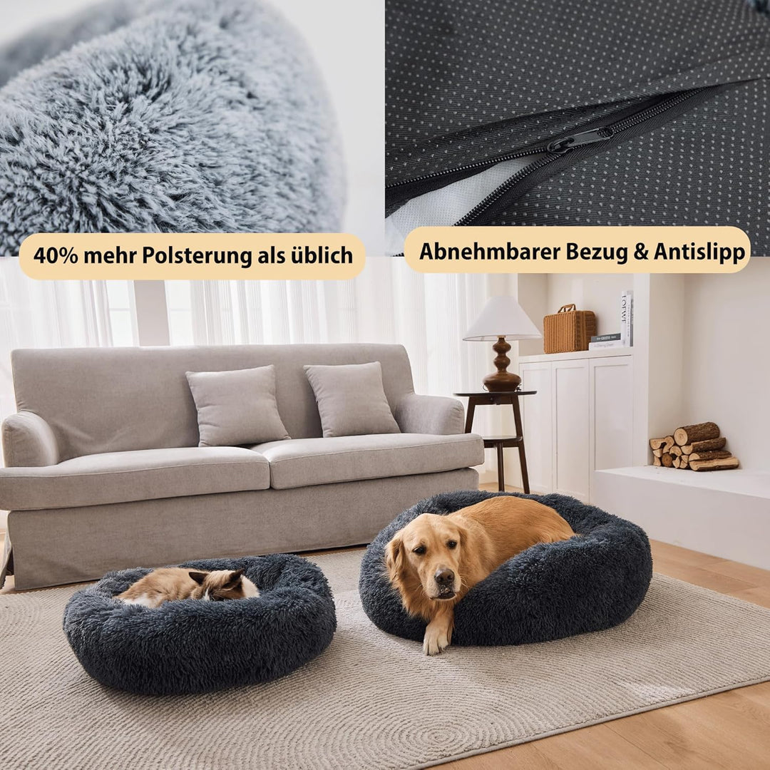 Hundebett Katzenbett Waschbar flauschig orthopädische Hundebetten grosse und kleine Hunde Katzenschl